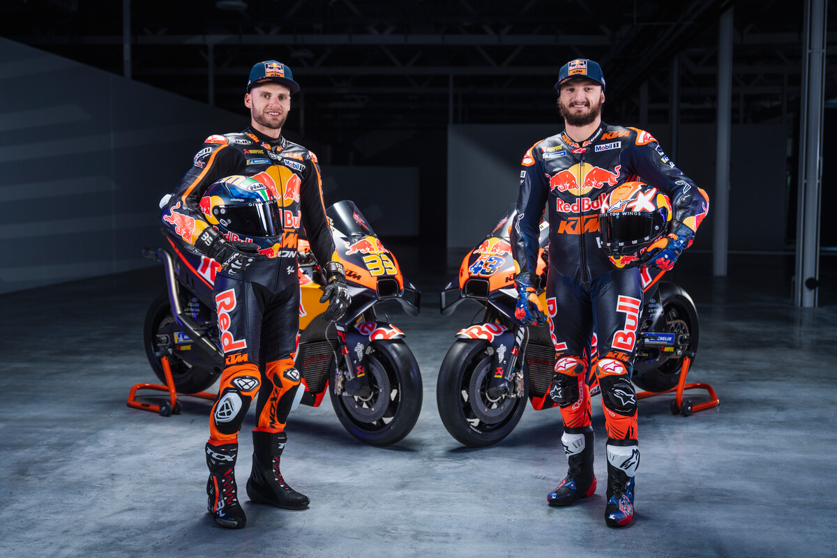 First Look Red Bull Ktm Motogp Livery For Jack Miller And Brad